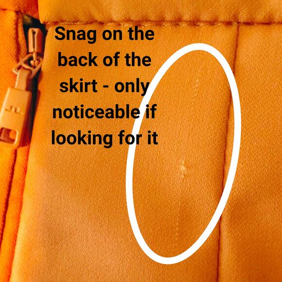 J.Lindeberg Naomi Golf Skirt | Russet Orange | XS | NWT | Stretch Skort - Picture 8 of 10